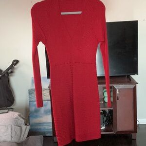 Elegant Red Women's Dress